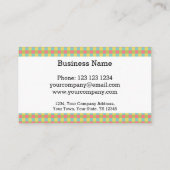 Dazzle visitekaartje wit controleren (Achterkant)