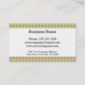 Dazzle visitekaartje wit controleren (Achterkant)