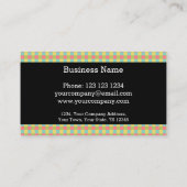 Dazzle visitekaartje zwart controleren (Achterkant)