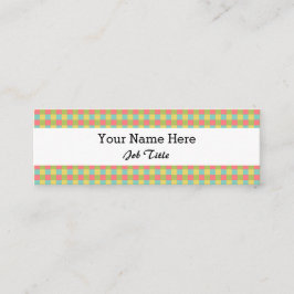 Dazzle Witte huid controleren Mini Visitekaartje