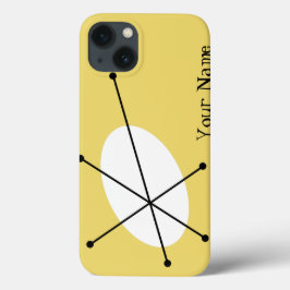 Dazzle Yellow 'Jouw naam' iPad Mini hoesje