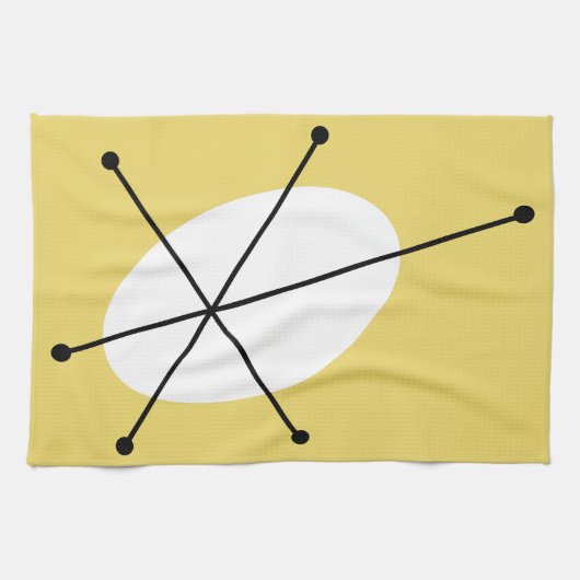 Dazzle Yellow keukenhanddoek (Horizontaal)