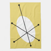 Dazzle Yellow keukenhanddoek (Verticaal)
