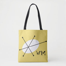 Dazzle Yellow monogram over het hele tas