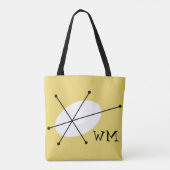 Dazzle Yellow monogram over het hele tas (Achterkant)