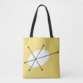 Dazzle Yellow over tas zwart terug