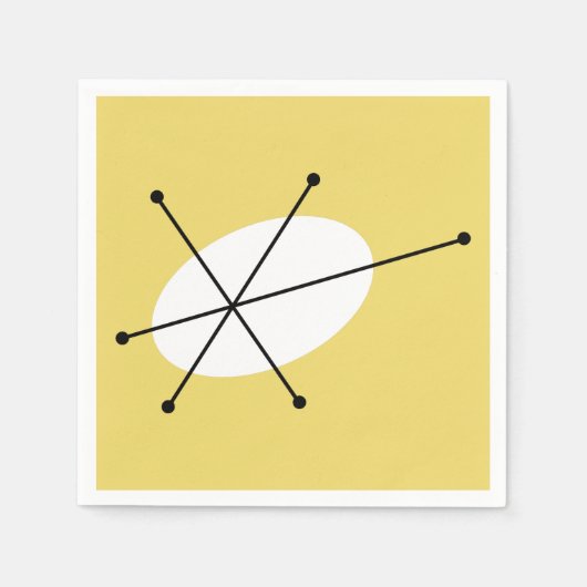 Dazzle Yellow paper inapkins Servet (Voorkant)