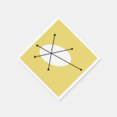 Dazzle Yellow paper inapkins Servet (Hoek)