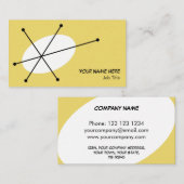 Dazzle Yellow visitekaartje (Voorkant / Achterkant)