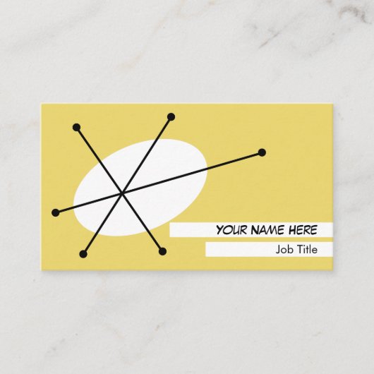 Dazzle Yellow visitekaartje white back (Voorkant)