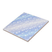 Dazzling Blue Bubble Ceramic Tegel Tegeltje (Zijkant)