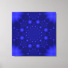 Dazzling Blue Canvas Afdruk