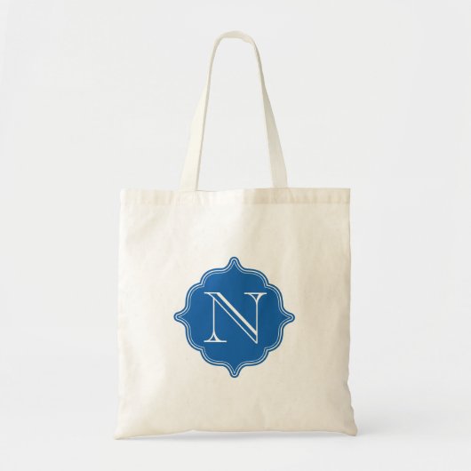 Dazzling Blue Monogram Budget Tas (Voorkant)