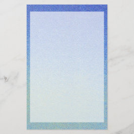 Dazzling Blue Ombre Glitter Sand Kijk donker Licht Briefpapier
