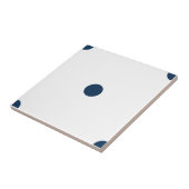 Dazzling Blue Polkadots Small Tegeltje (Zijkant)