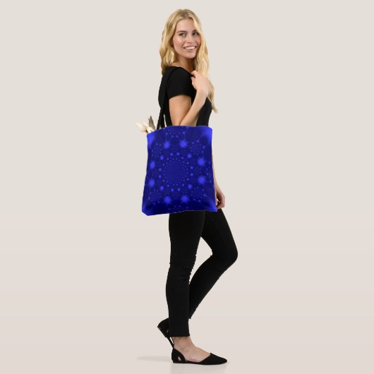 Dazzling Blue Tote Bag (Op model)