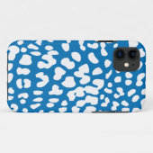 Dazzling Blue & White Leopard Print iPhone 5 Hoesj Case-Mate iPhone Case (Achterkant (horizontaal))
