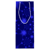 Dazzling Blue Wijn Cadeautas (Achterkant)
