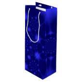 Dazzling Blue Wijn Cadeautas (Voorkant Gekanteld)