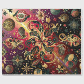 Dazzling Christmas Motifs Cadeaupapier (Vlak)