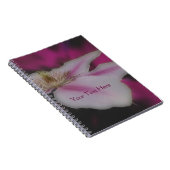 Dazzling Clematis Flower Natuur Notitieboek (Rechterzijde)