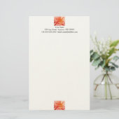 Dazzling Dahlia Flower Briefpapier (Staand voorkant)