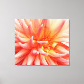 Dazzling Dahlia Flower Canvas Afdruk (Voorkant)
