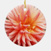 Dazzling Dahlia Flower Keramisch Ornament (Achterkant)