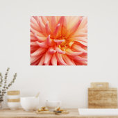 Dazzling Dahlia Flower Poster (Keuken)
