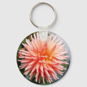 Dazzling Dahlia Flower Sleutelhanger (Voorkant)