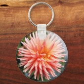 Dazzling Dahlia Flower Sleutelhanger (Voorkant)