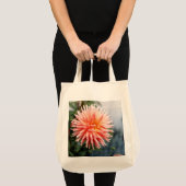 Dazzling Dahlia Flower Tote Bag (Voorkant (product))