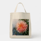 Dazzling Dahlia Flower Tote Bag (Achterkant)
