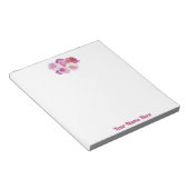 Dazzling Dahlia Personalized Notepad Notitieblok (Schuin)
