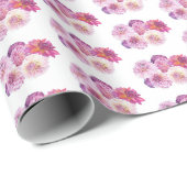 Dazzling Dahlias Persoonlijk Cadeaupapier (Rol Hoek)