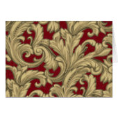 Dazzling Damask, Gold en Red (Voorkant Horizontaal)