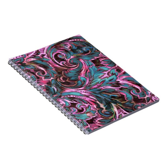 Dazzling Damask Notitieboek (Rechterzijde)