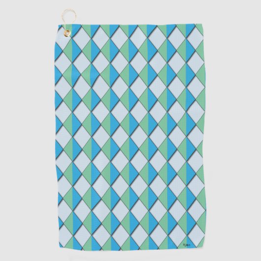 Dazzling Diamonds Golfhanddoek (Voorkant)