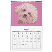 Dazzling Dogs Paintings 2012 Calendar Kalender (Mar 2027)