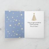 Dazzling Family Christmas Tree Kaart (Binnen)