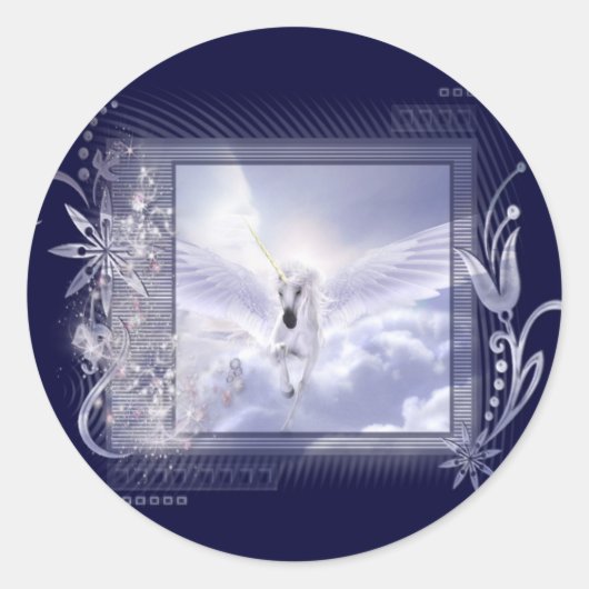 Dazzling Flying Unicorn Label Series (Voorkant)