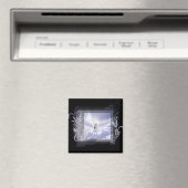 Dazzling Flying Unicorn Label Series Magneet (Insitu (Vaatwasser))