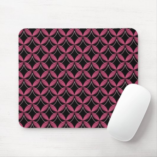 Dazzling Fuchsia Uptown Glam Mousepad Muismat (Met muis)