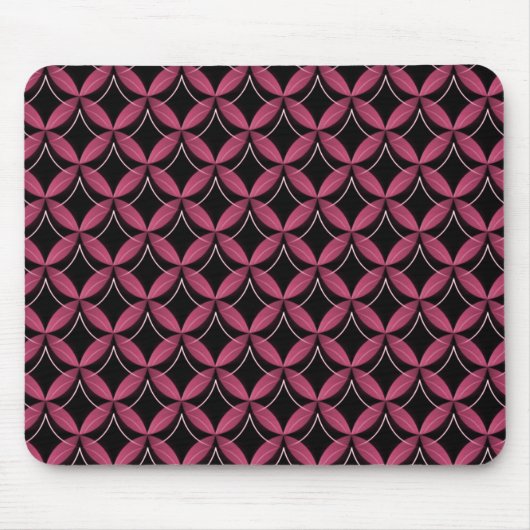 Dazzling Fuchsia Uptown Glam Mousepad Muismat (Voorkant)