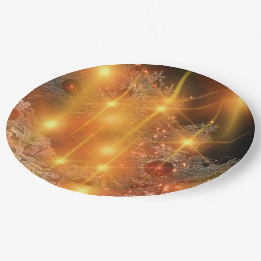 Dazzling Holiday Papieren Bordje (Gekanteld)