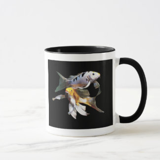 Dazzling Koi Pair Coffee Mok