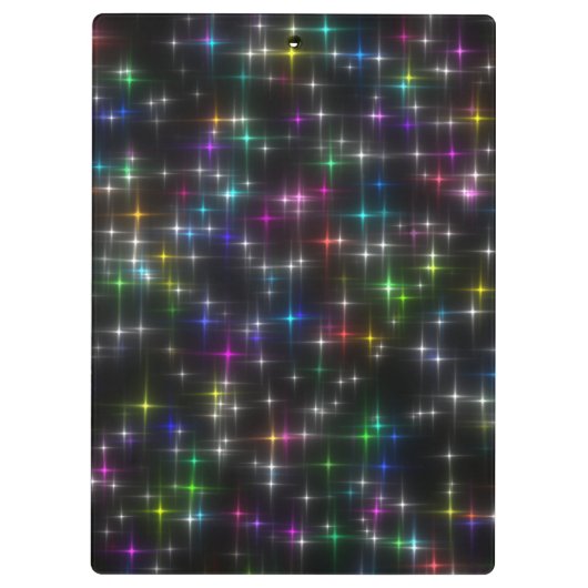 Dazzling Multicolor Stars Klembord (Achterkant)
