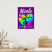 DAZZLING PAARS I LIVE GYMNASTICS DESIGN POSTER (Keuken)