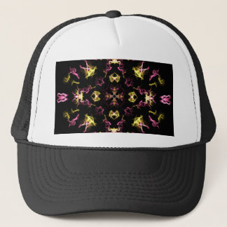 Dazzling Pink en Yellow Mandala Trucker Pet