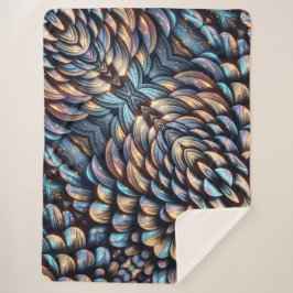 Dazzling Scales Sherpa Deken